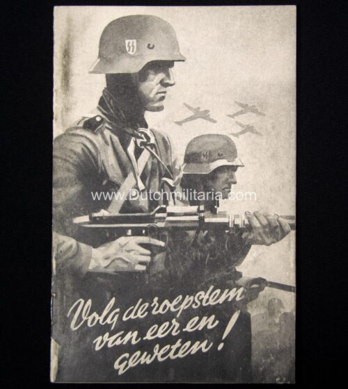 (Brochure) Dutch Waffen-SS Germaansche SS - Volg de roepstem van eer en geweten! (1942)