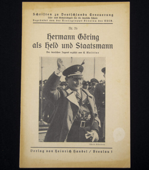 (Brochure) Hermann Göring als held un Staatsmann - rare