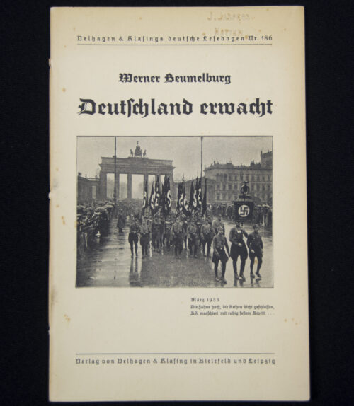 (Brochure) Werner Beumelburg - Deutschland erwacht (1933)