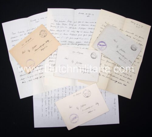 4x SS-Feldpost letters of Hpt. d. Sch.d.Res. Dr. Golder / Pol. Regt.22 Stab