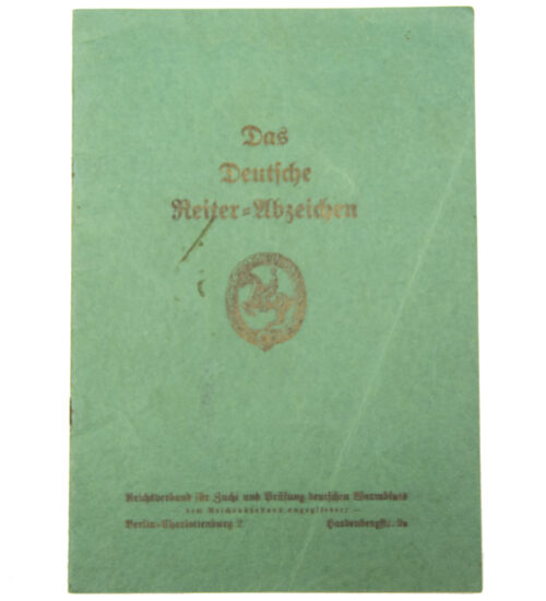 Das Deutsche Reiterabzeichen citation booklet
