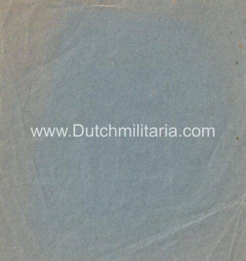 (Document) K.L. Herzogenbusch (Konzentrationslager Herzogenbusch) Kamp Vught - Extremely rare