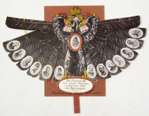 (Austria) World War I Austrian drawingcard with army commanders - rare