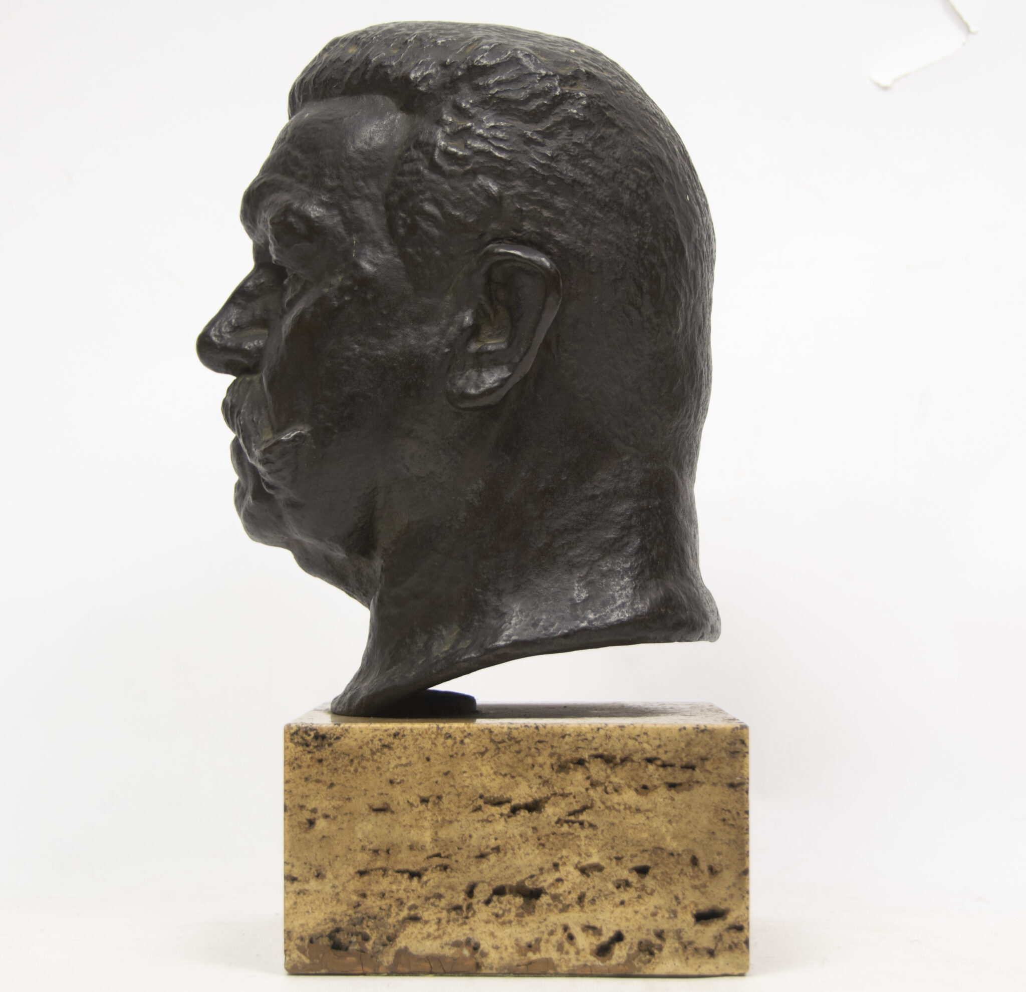 Hindenburg bronze bust (by artist Friedrich Bagdons) (1927) - Image 10
