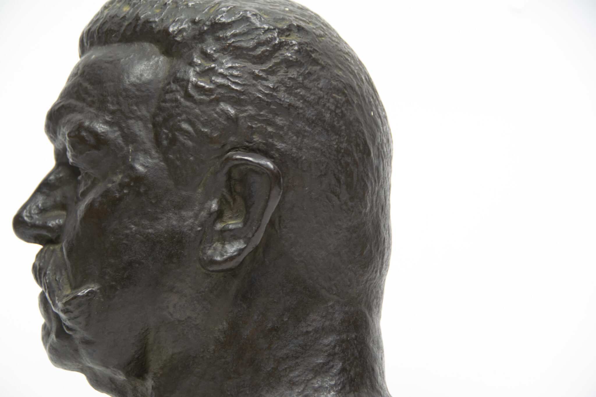 Hindenburg bronze bust (by artist Friedrich Bagdons) (1927) - Image 13