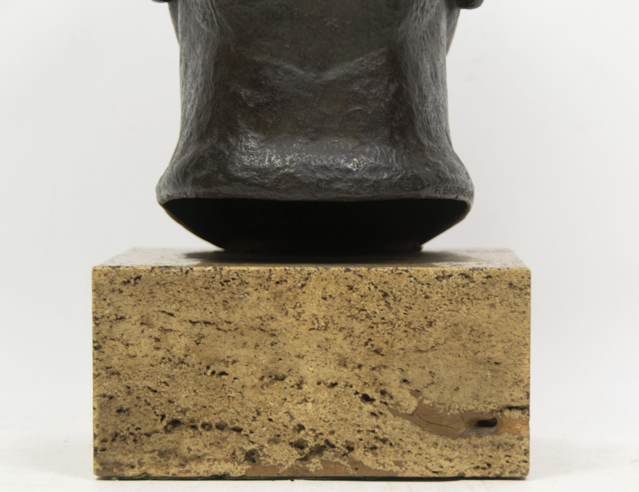 Hindenburg bronze bust (by artist Friedrich Bagdons) (1927) - Image 18