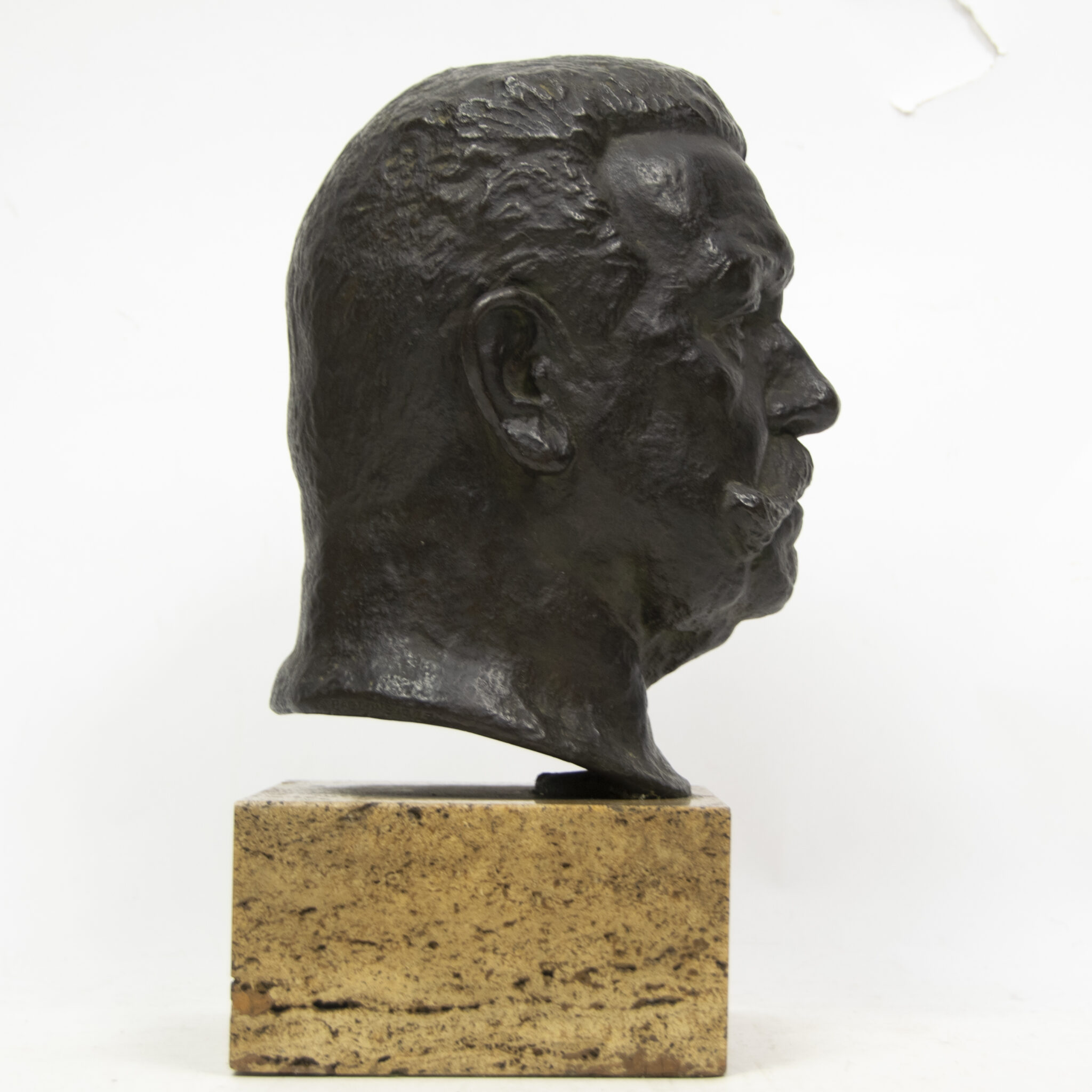 Hindenburg bronze bust (by artist Friedrich Bagdons) (1927) - Image 19