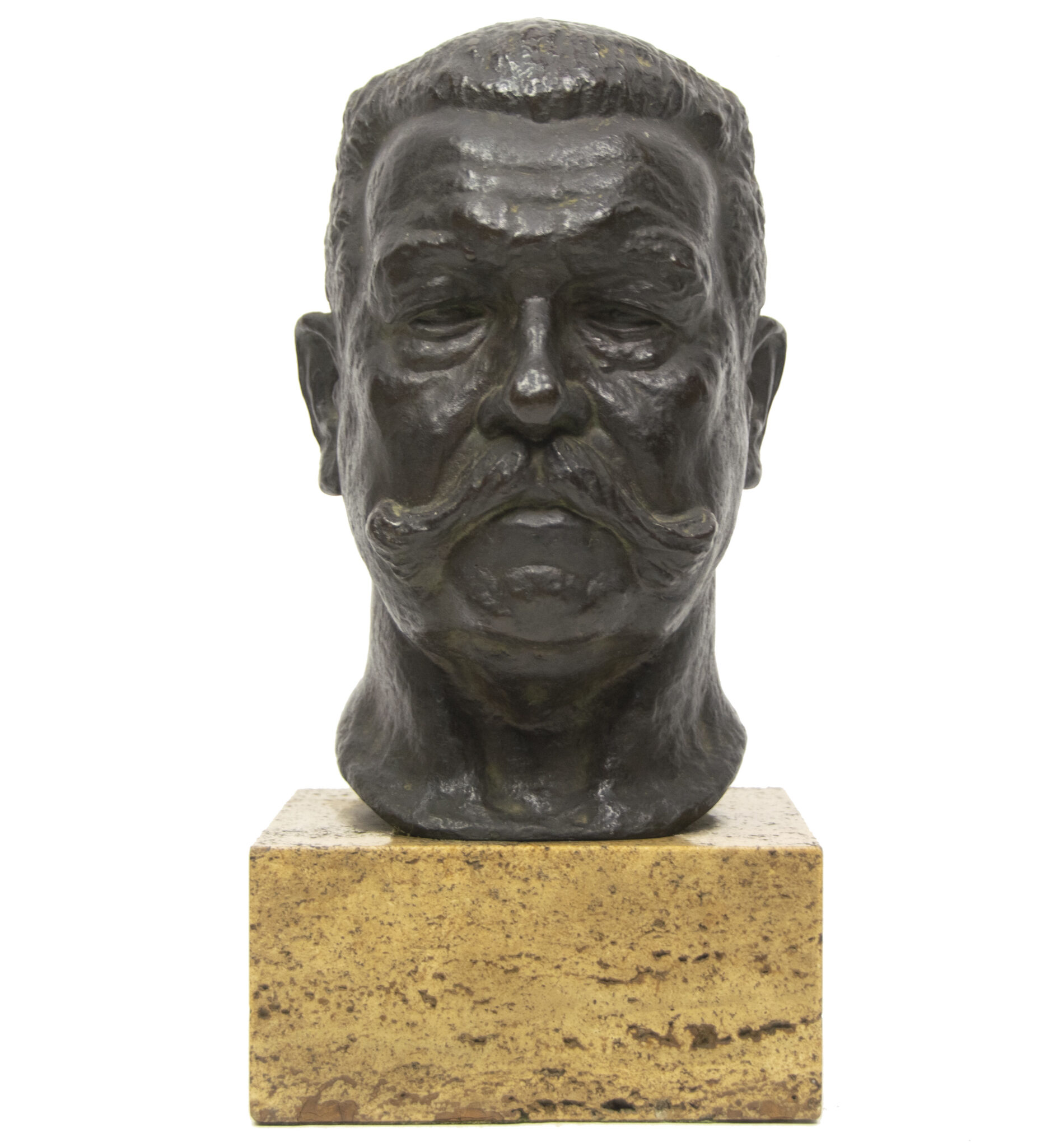 Hindenburg bronze bust (by artist Friedrich Bagdons)