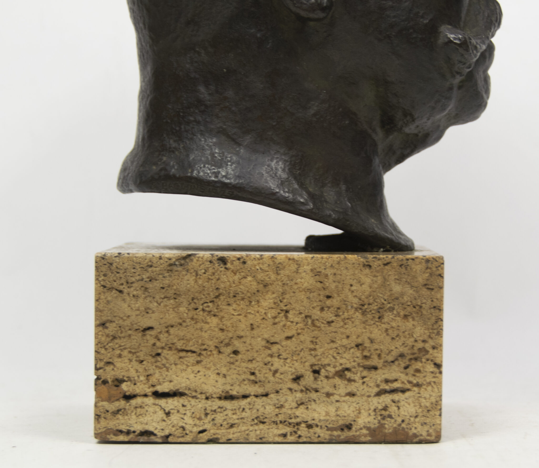 Hindenburg bronze bust (by artist Friedrich Bagdons) (1927) - Image 21