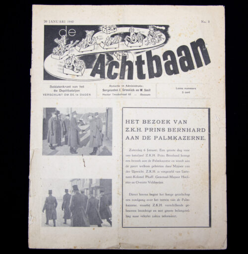 (Magazine) De Achtbaan - Soldatenkrant van het 8e Depotbataljon N0. 5 + 6