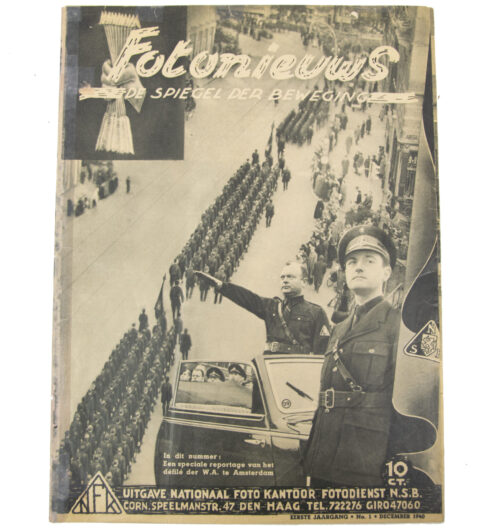 (Magazine) NSB Fotonieuws - Eerste jaargang No. 1 (!) - rare