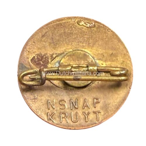 Nationaal-Socialistische Nederlandsche Arbeiderspartij (NSNAP) Kruyt Memberbadge - M3 (19401941)