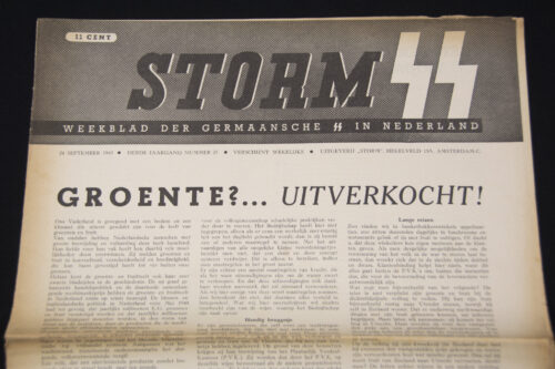 (Newspaper) Storm SS – Derde Jrg. Nr. 25 – 24 september 1943