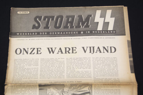 (Newspaper) Storm SS – Derde Jrg. Nr. 35 – 3 december 1943