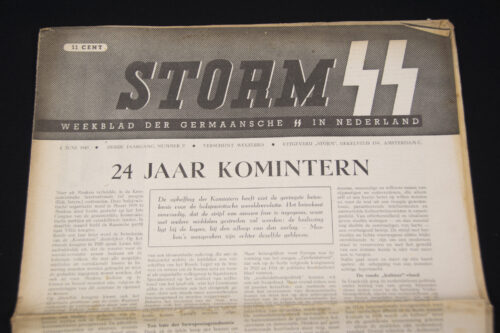 (Newspaper) Storm SS – Derde Jrg. Nr. 9 – 4 juni 1943