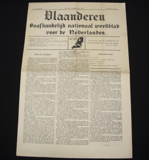 (Newspaper) Vlaanderen Onafhankelijk nationaal weekblad voor de Nederlanden (1933)