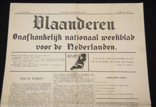 (Newspaper) Vlaanderen Onafhankelijk nationaal weekblad voor de Nederlanden (1933)