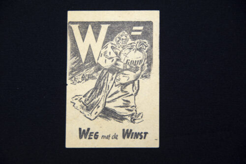 (Pamphlet) NSNAP W=Weg met de Winst