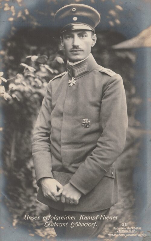 (Postcard) Sanke #381 - Unser erfolgreicher Kampfflieger Leutnant Höhndorf