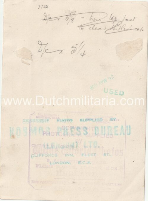 (Pressphoto) Hitler and Mussolini (20x14cm)