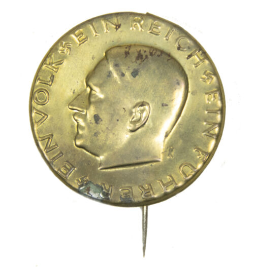 Adolf Hitler / NSDAP elections badge: “Ein Volk, Ein Reich, Ein Führer”