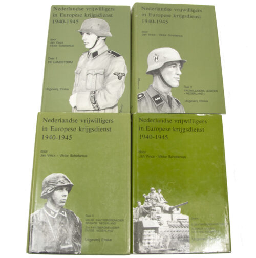 (Books) Vincx & Schotanius - Nederlandsche vrijwilligers in Europese krijgsdienst 1940-1945 (complete 4 parts)