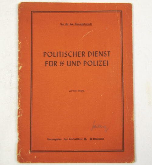 (Brochure) Der Reichsführer SS - Politischer Dienst für SS und Polizei 2. Folge (1944)