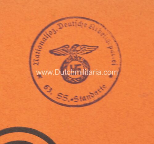 (Brochure) SS-Dv.Nr.15 - SS-Disziplinarstraf- und Beschwerdeordnung (SS-DBO.) - RARE!