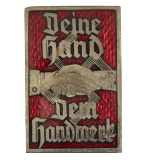 Dein Hand dem Handwerk abzeichen