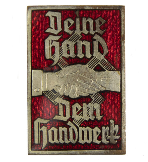 Deine Hand dem Handwerk abzeichen