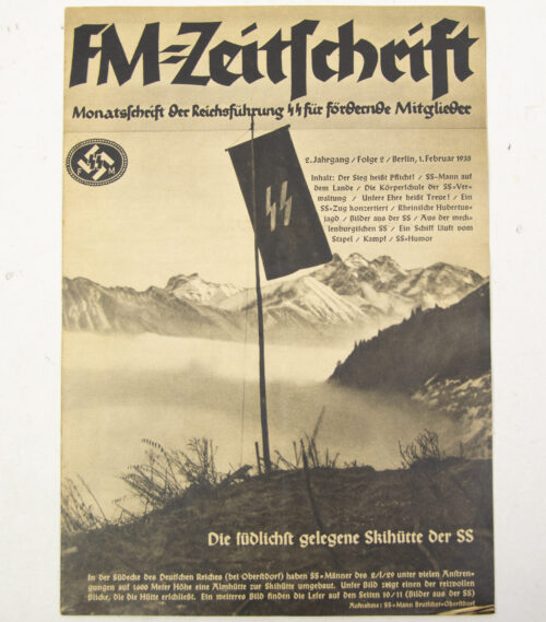 (Magazine) SS-FM Zeitschrift – Reichsführung SS für fördernde Mitglieder – 2. JahrgangFolge 2 (1935)