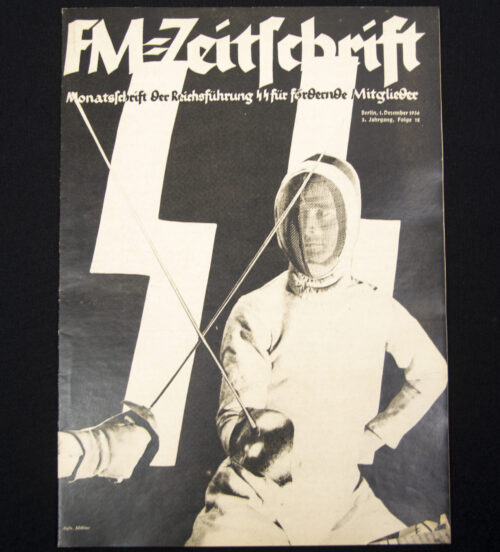 (Magazine) SS-FM Zeitschrift – Reichsführung SS für fördernde Mitglieder – 3. JahrgangFolge 12 (1936)