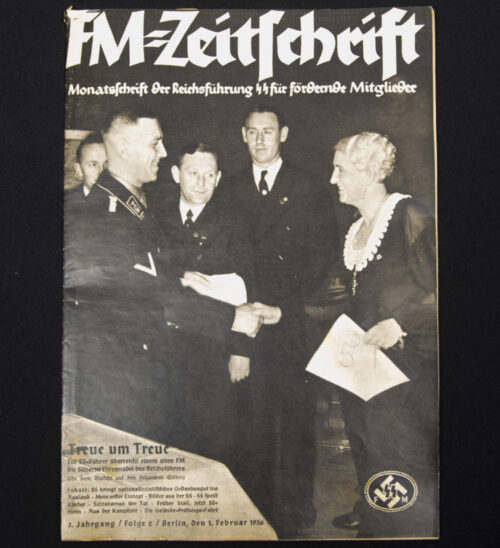 (Magazine) SS-FM Zeitschrift – Reichsführung SS für fördernde Mitglieder – 3. JahrgangFolge 2 (1936)