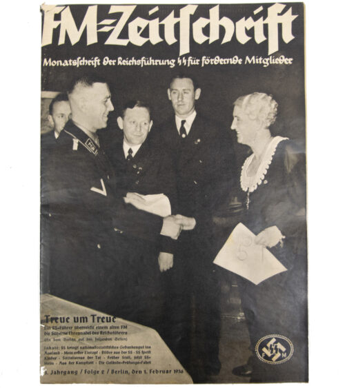 (Magazine) SS-FM Zeitschrift – Reichsführung SS für fördernde Mitglieder – 3. JahrgangFolge 2 (1936)