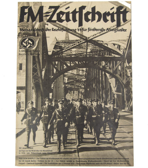 (Magazine) SS-FM Zeitschrift – Reichsführung SS für fördernde Mitglieder – 3. JahrgangFolge 5 (1936)