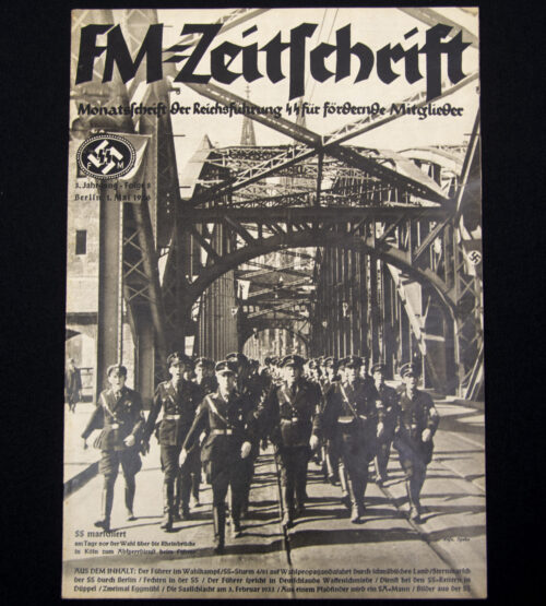 (Magazine) SS-FM Zeitschrift – Reichsführung SS für fördernde Mitglieder – 3. JahrgangFolge 5 (1936)