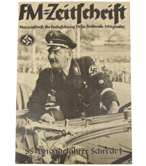 (Magazine) SS-FM Zeitschrift – Reichsführung SS für fördernde Mitglieder – 3. JahrgangFolge 7 (1936)
