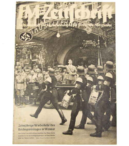 (Magazine) SS-FM Zeitschrift – Reichsführung SS für fördernde Mitglieder – 3. JahrgangFolge 8 (1936)