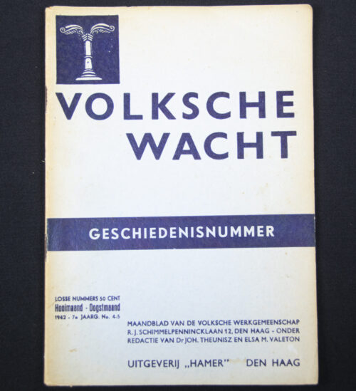 (NSB) Volksche Wacht 7e Jaargng No. 4-5 - Geschiedenisnummer (1942)