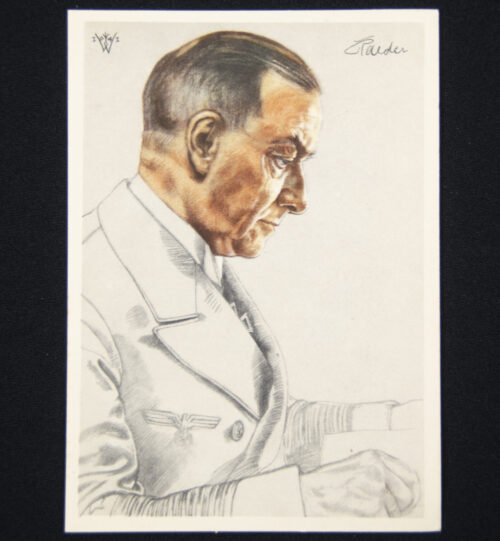 (Postcard) Willrich - Grossadmiral Raeder