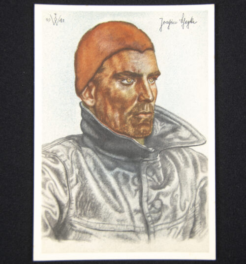 (Postcard) Willrich - Kriegsmarine U-Boot Kapitänleutnant Joachim Schepke