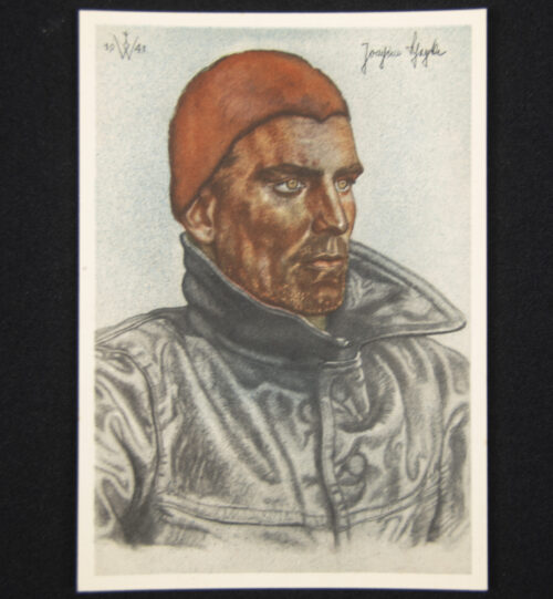 (Postcard) Willrich - Kriegsmarine U-Boot Kapitänleutnant Joachim Schepke