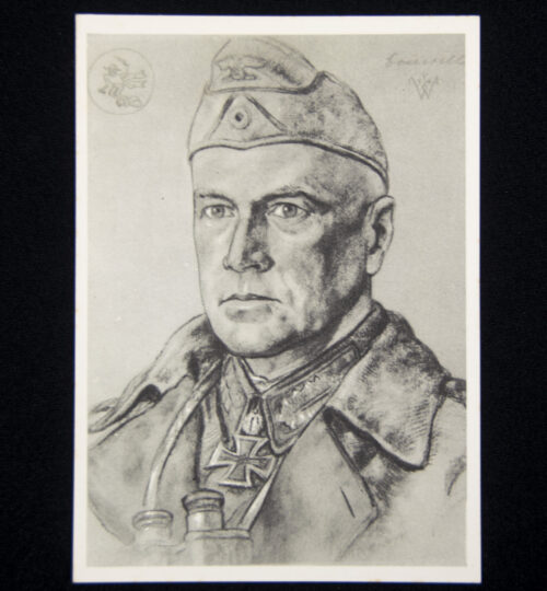 (Postcard) Willrich - Panzertruppe Generalleutnant Ludwig Crüwell