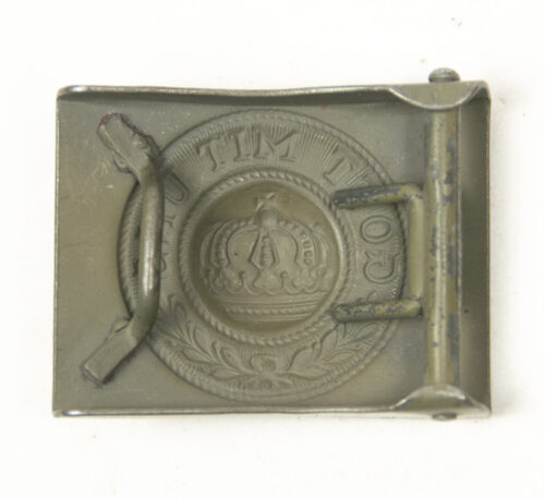 Prussia Preussen steel buckle with green paint (M1915)