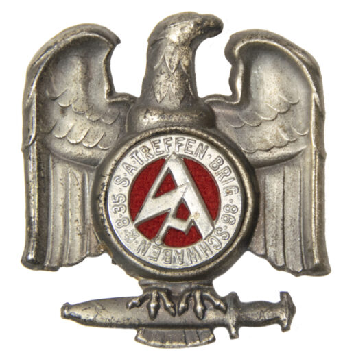 SA badgeabzeichen - 2425.8.1935 SA TREFFEN.BRIG.86 SCHWABEN
