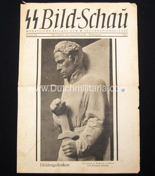 (SS Publication) SS-Bild-Schau Folge 9. November 1943 - rare