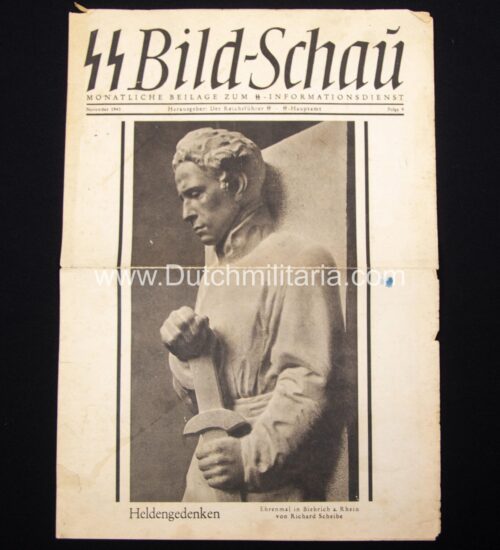 (SS Publication) SS-Bild-Schau Folge 9. November 1943 - rare