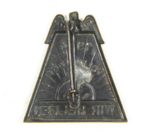 Volk in not - Wir Helfen 1934 abzeichen