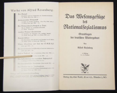 (Book) Alfred Rosenberg - Das Wesensgefüge des Nationalsozialismus (1934)