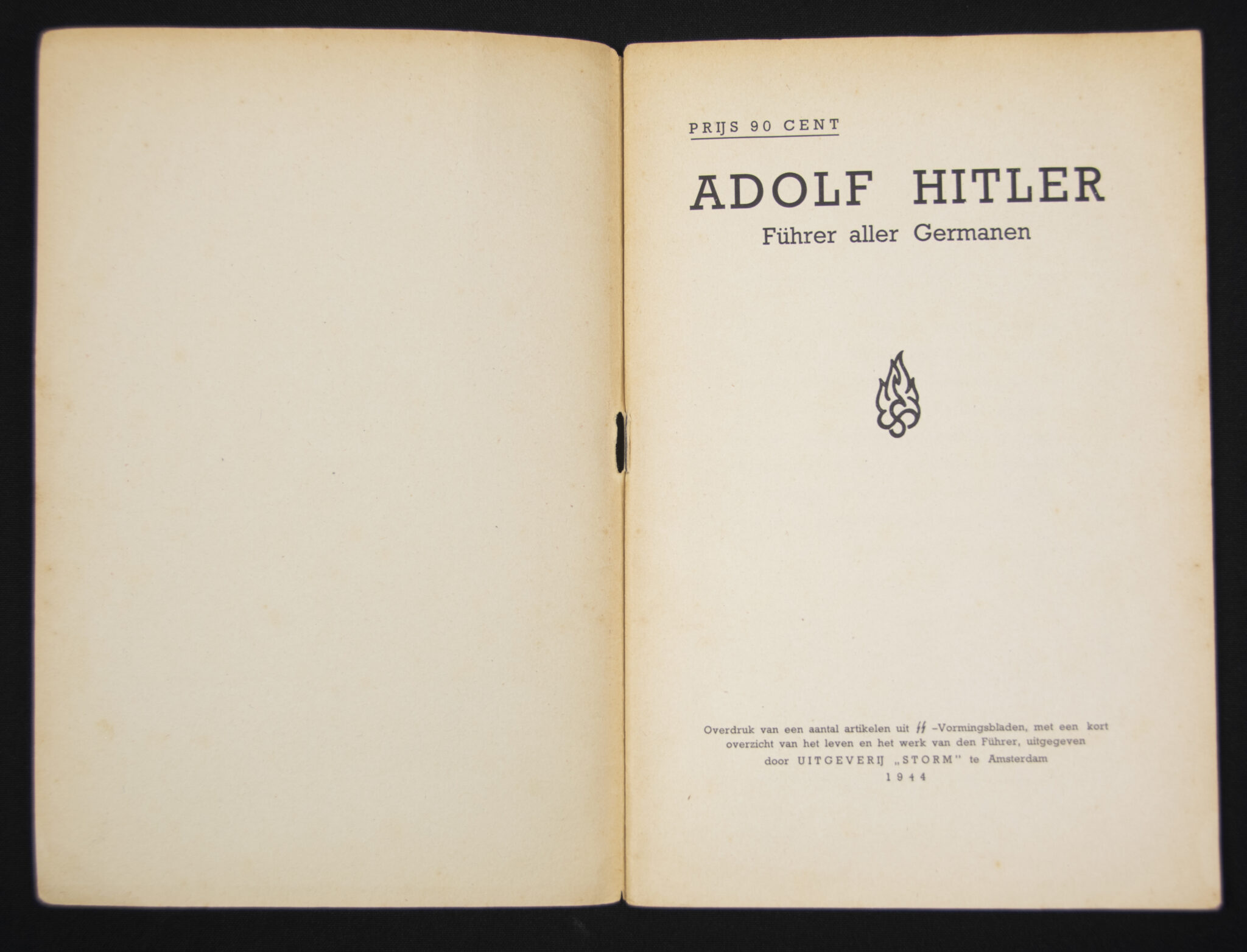 (Dutch SS Germanic SS) Adolf Hitler Führer aller Germanen (1944)